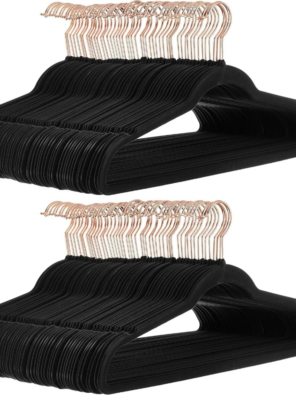 Amazon Basics Slim Velvet Non-Slip Space Saving Suit Clothes Hangers for Closet